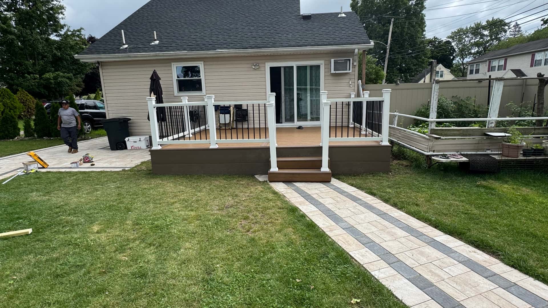 Deck built by C&Sons Jersey Builders in North Jersey